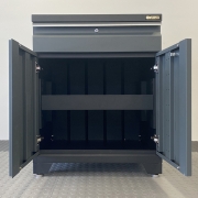 G-Storage 2 Door + 1 Drawer Base Cabinet (Grey) - Image 3